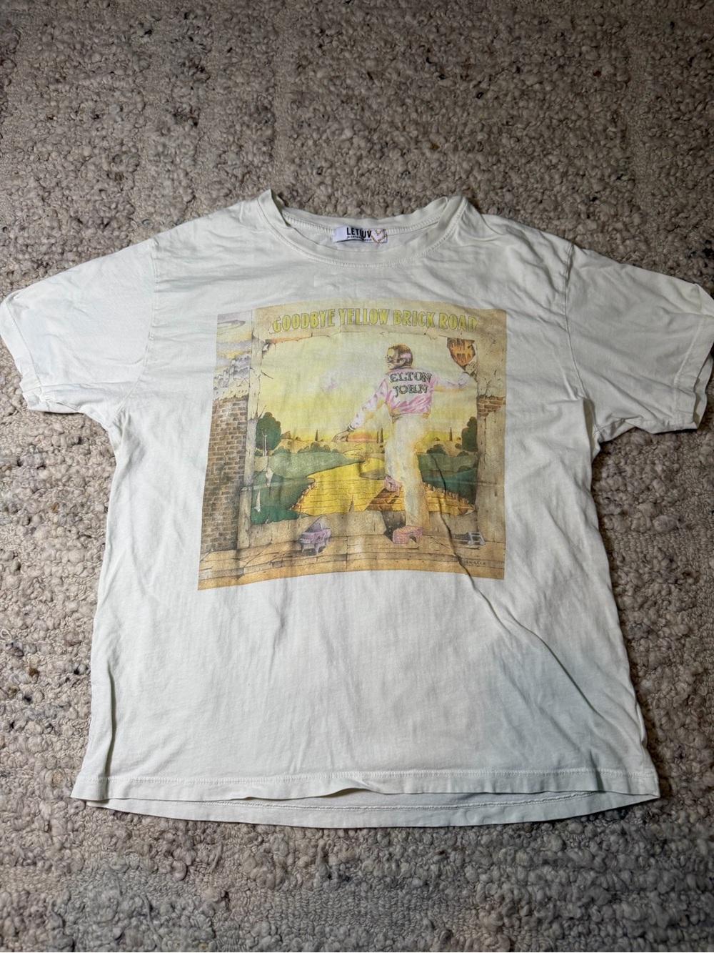 LetLuv Graphic T-Shirt - Yellow Brick Road Print